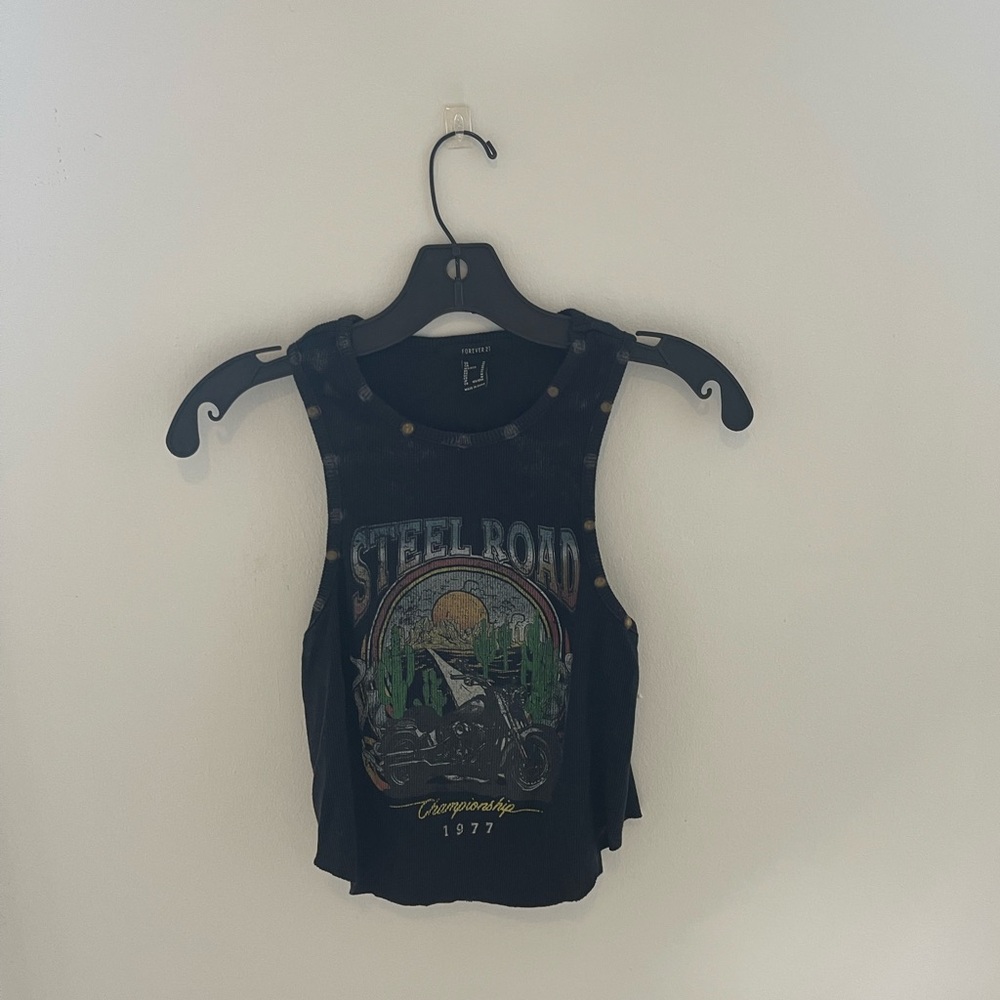 Black tank top from Forever 21